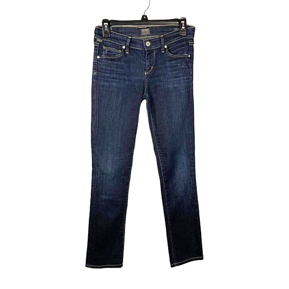 Citizens of Humanity Womens Size 25 Ana Low Rise Jean Straight Leg Dark Wash USA - Picture 1 of 8